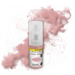 Barwnik pyłek w sprayu metaliczny połysk różowy 5g